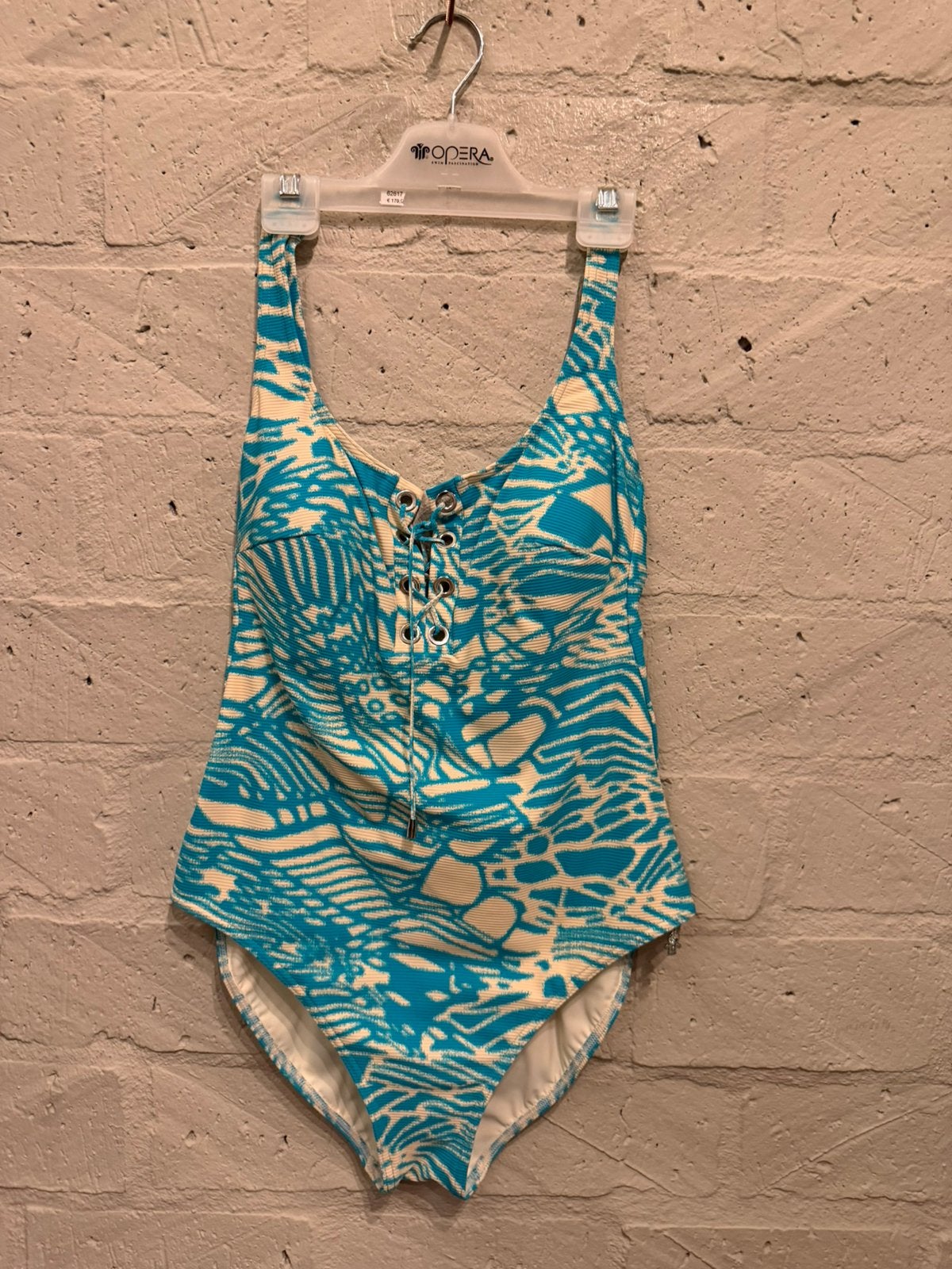 Opera badpak 40B/ 80 B 40 NIEUW!! Nu €50, Kleding | Dames, Badmode en Zwemkleding, Ophalen of Verzenden, Nieuw, Blauw, Badpak