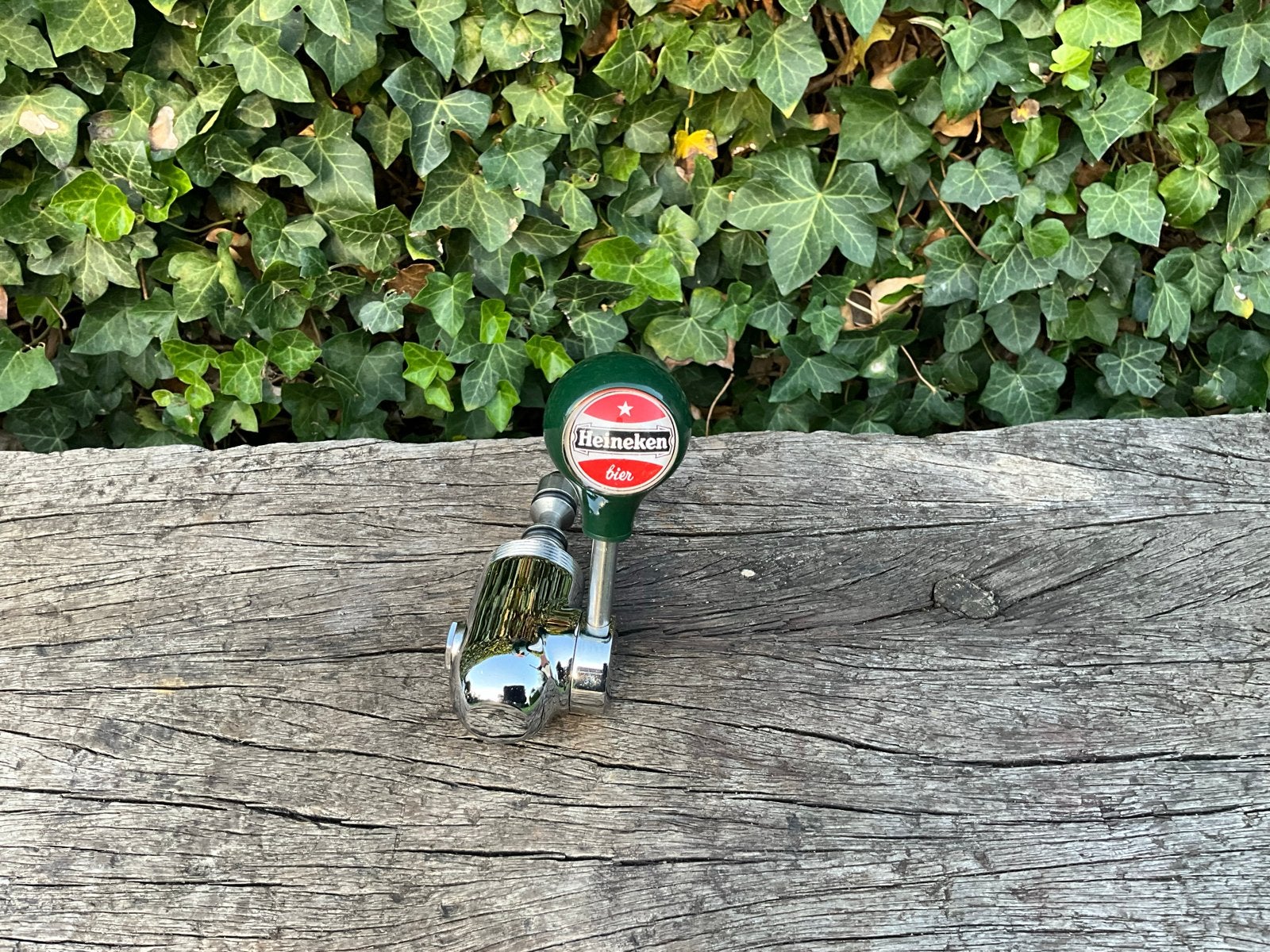Heineken Tapknop met Tapkraan - Zo goed als nieuw, Ophalen of Verzenden, Zo goed als nieuw, Overige typen, Heineken