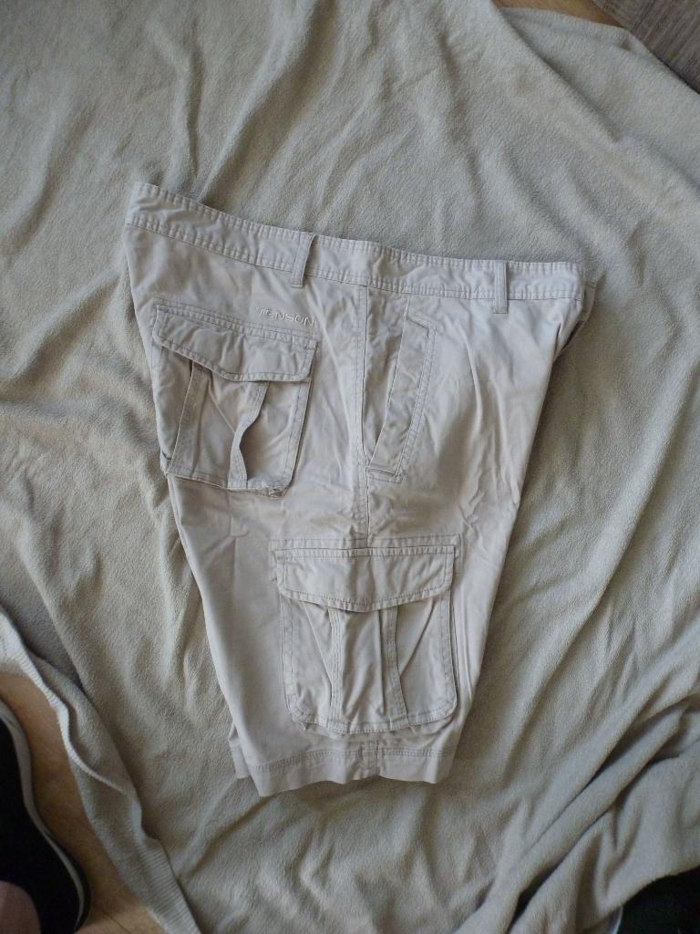 zomer TENSON knie CARGO broek L -GRATIS zend, Verzenden, Zo goed als nieuw, Maat 52/54 (L), Beige