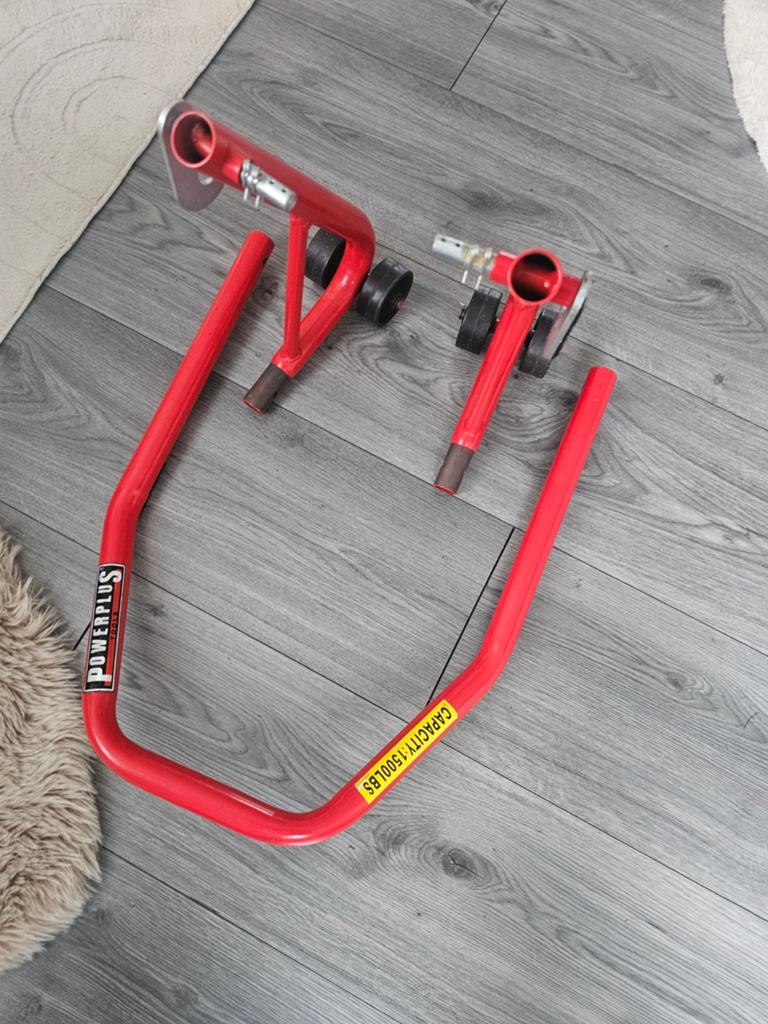 Powerplus Tools Motorfiets Standaard - 1500LBS Capaciteit, Ophalen of Verzenden, Gebruikt