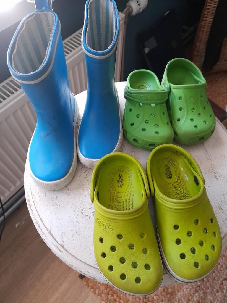 Kinder crox 3paar div maten, Gebruikt, Ophalen of Verzenden, Laarzen, Gevavi