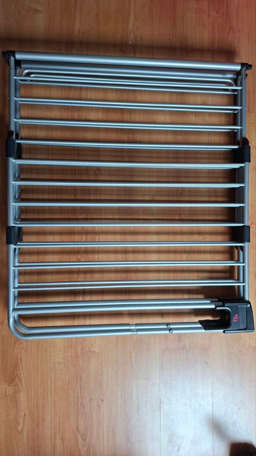 2x zilveren traphekken, Ophalen, Metaal of IJzer, 115 cm of meer