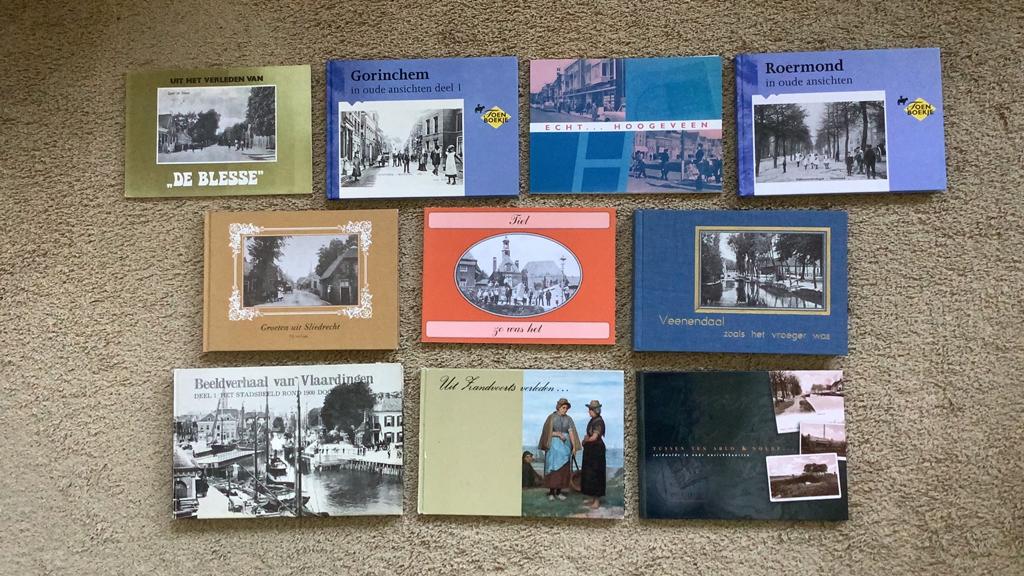 10 fotoboekjes: De Blesse - Gorinchem - Tiel - Veenendaal -, Ophalen of Verzenden, Zo goed als nieuw