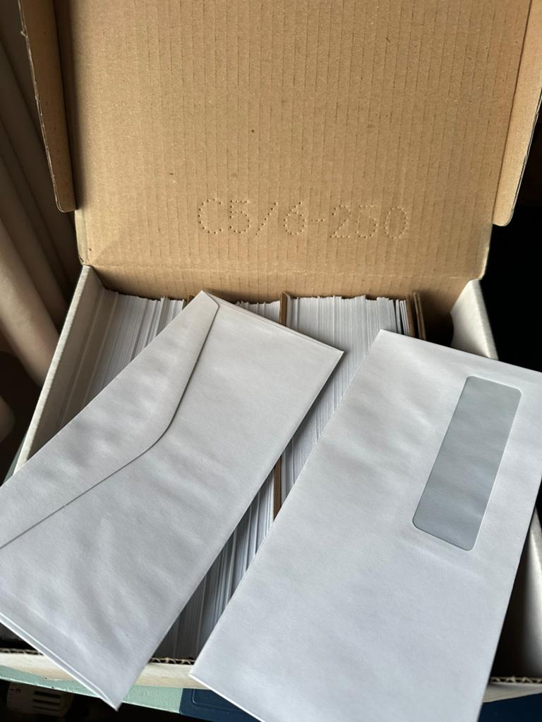 285 venster enveloppen, Ophalen, Nieuw
