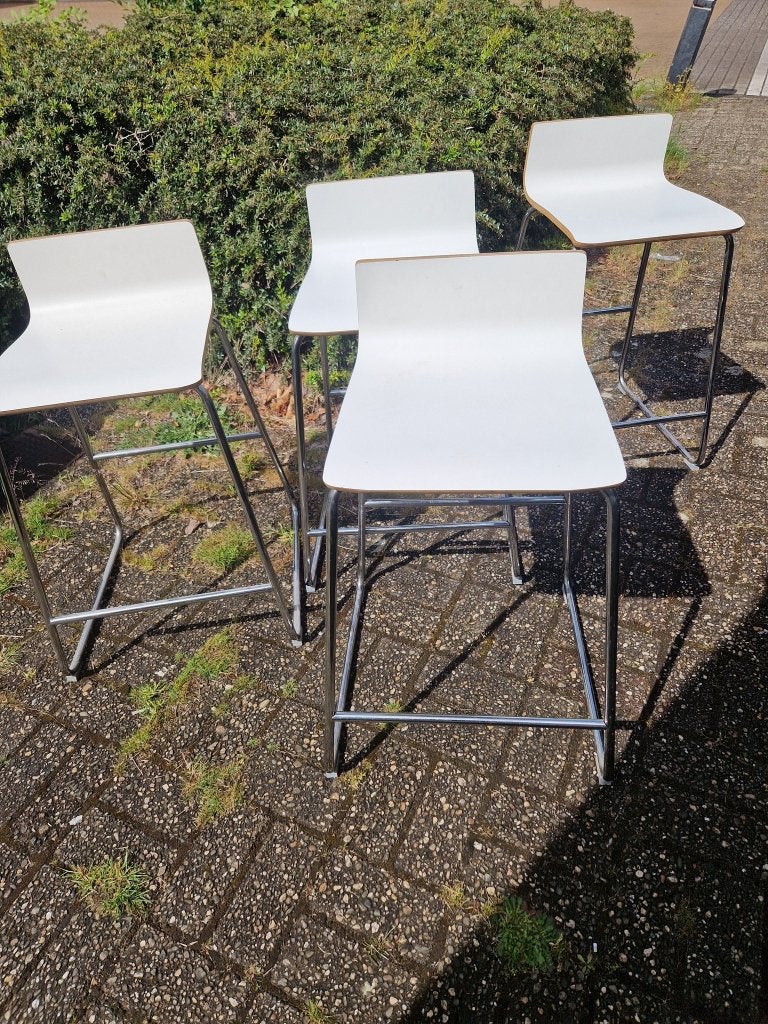 4 stuks barkruk, showmodel, licht gebruikt, Ophalen of Verzenden, Nieuw, Vijf, Zes of meer stoelen