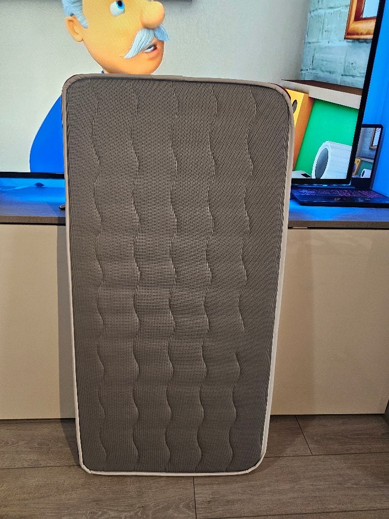 Matras 120x60 voor ledikant (kokos-schuim), Ophalen, Zo goed als nieuw, Minder dan 140 cm, Matras