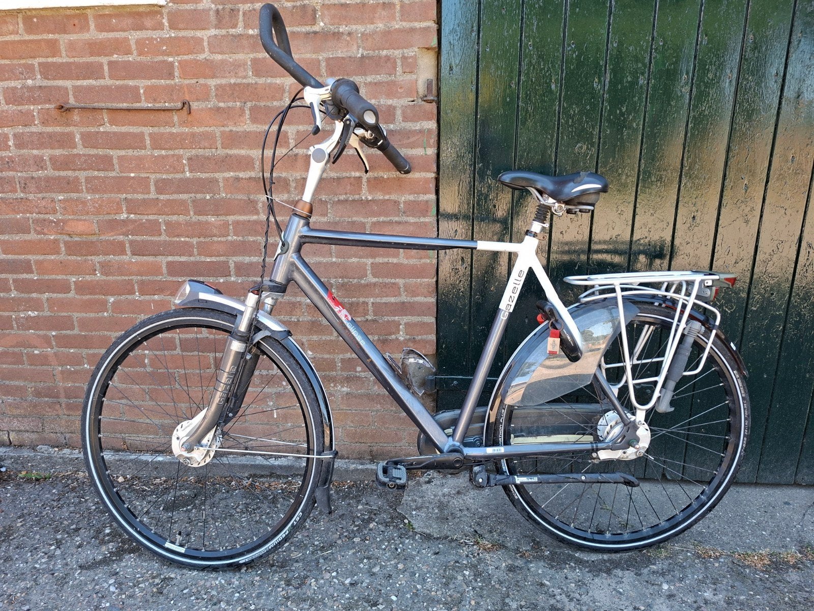 Gazelle Eclipse herenfiets 28 inch 8 versnellingen, Ophalen, Gebruikt, Versnellingen, 57 tot 61 cm