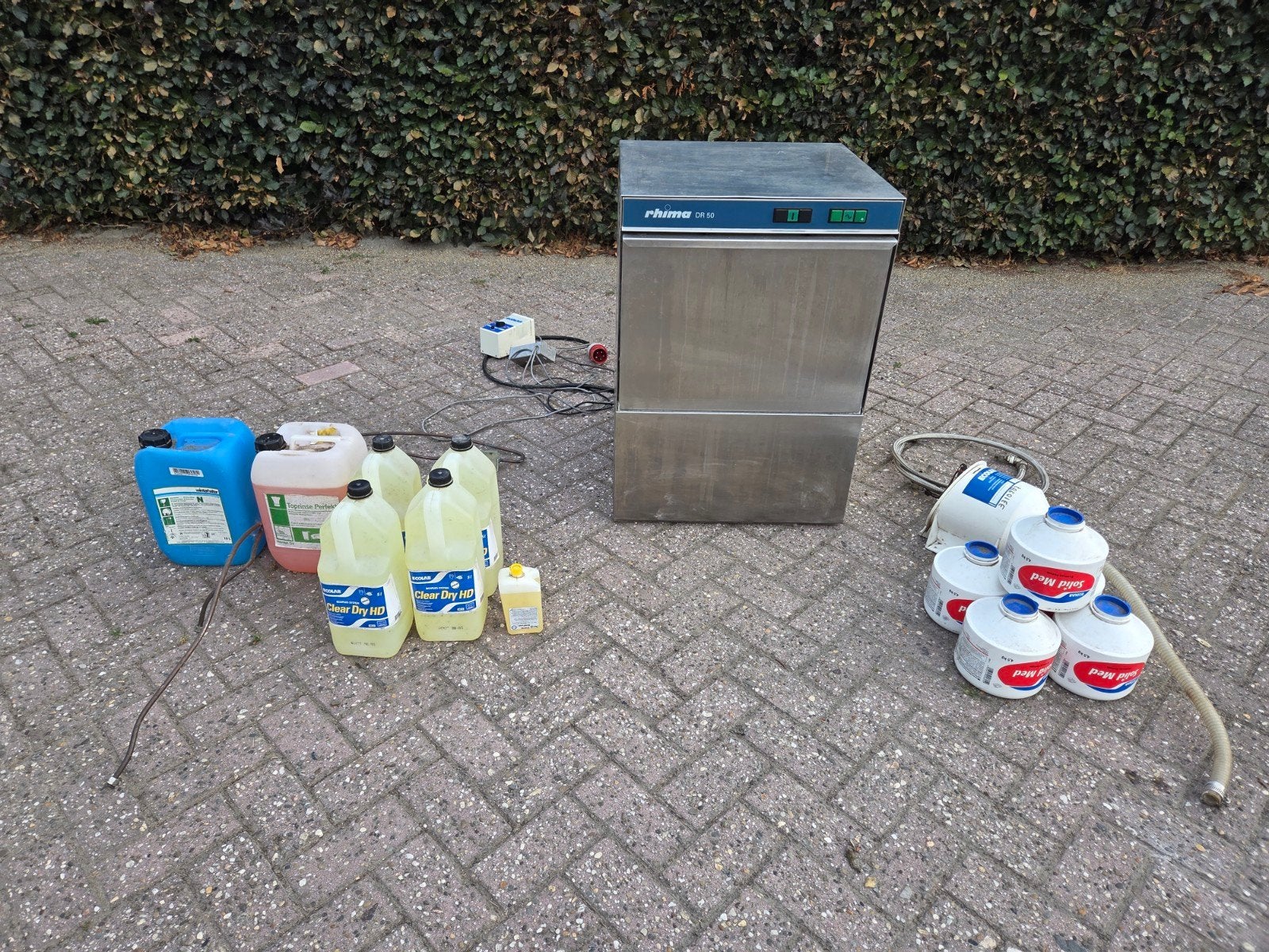 Rhima DR 50 Horeca Vaatwasser - Werkend Gedemonteerd, Zakelijke goederen, Ophalen, Gebruikt, Reinigen