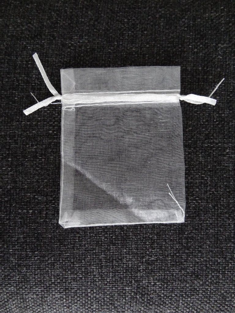 Wit Organza Zakje 7,5X10 CM>Snelle Verzending!<, Ophalen of Verzenden, Zo goed als nieuw, Overige typen, Verjaardag