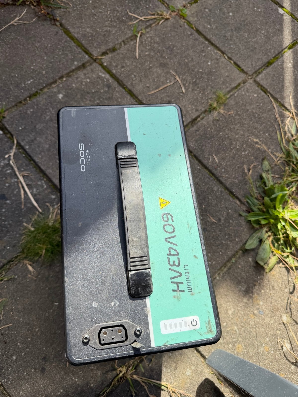 Super SOCO 60V 43Ah Lithium Accu Batterij, Fietsen en Brommers, Gebruikt