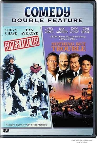 Spies Like Us + Nothing but Trouble DVD Chevy Chase, Ophalen of Verzenden, Komedie, 1980 tot 2000, Gebruikt
