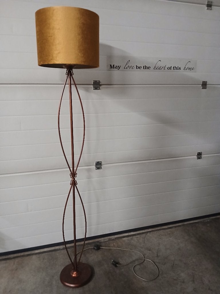 Vloerlamp met lampenkap van Light & Living gemstone goud, Huis en Inrichting, Lampen | Vloerlampen, Ophalen, Klassiek, modern, landelijk