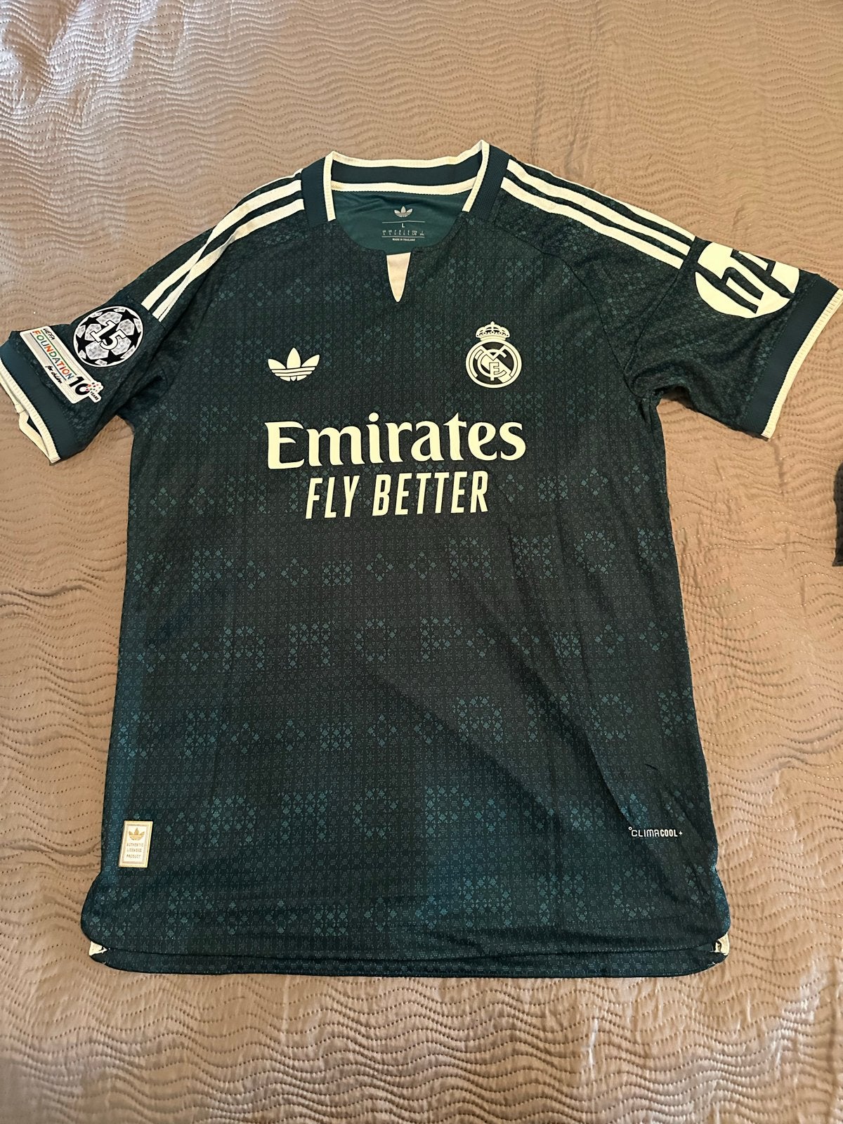 Real Madrid Vini Jr. 7 Thuisshirt Maat L, Maat L, Ophalen of Verzenden, Zo goed als nieuw, Shirt