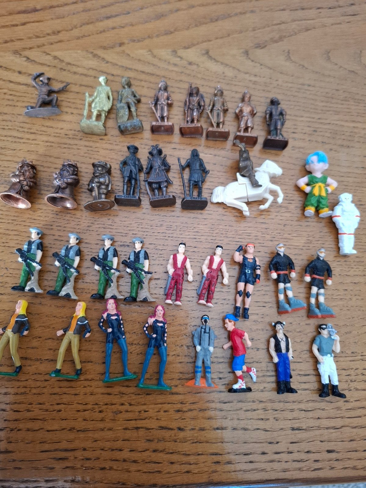 minifiguren o.a. actionman, kapitein iglo en ferrero, Ophalen of Verzenden, Gebruikt