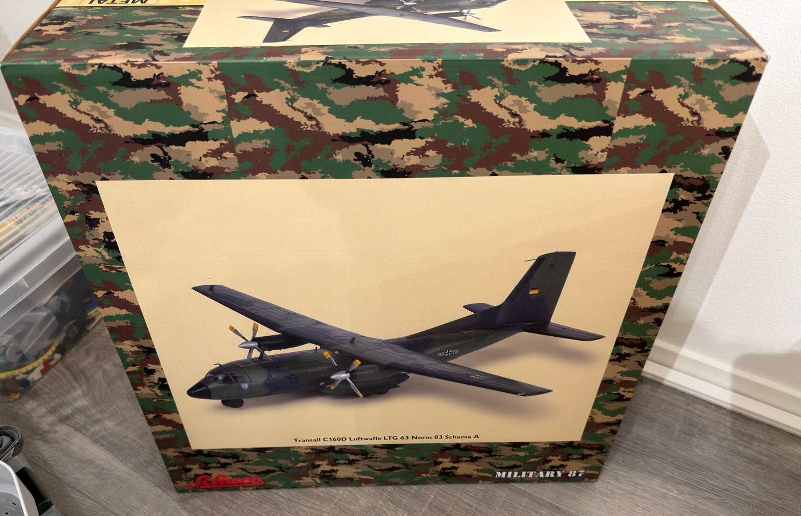 C-160 50+58 LTG 63 Luftwaffe Hohn Air Base 2010 1:87, 1:72 tot 1:144, Zo goed als nieuw, Vliegtuig, Ophalen