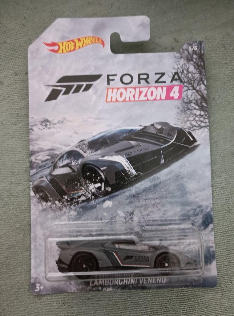 hot wheels Forza XBOX Forza Horizon 4 LAMBORGHINI VENENO, Ophalen of Verzenden, Nieuw, Auto