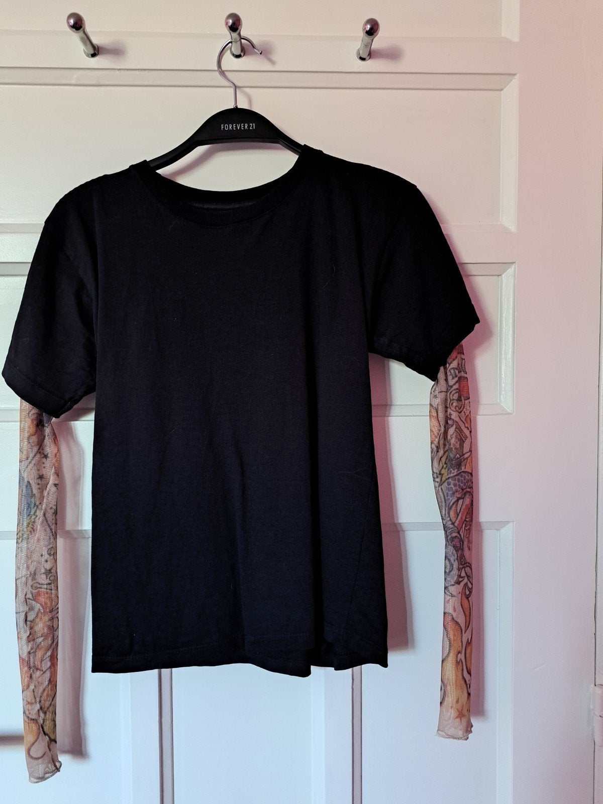 Tattoo sleeves shirt, Maat 38/40 (M), Zwart, Ophalen of Verzenden, Zo goed als nieuw