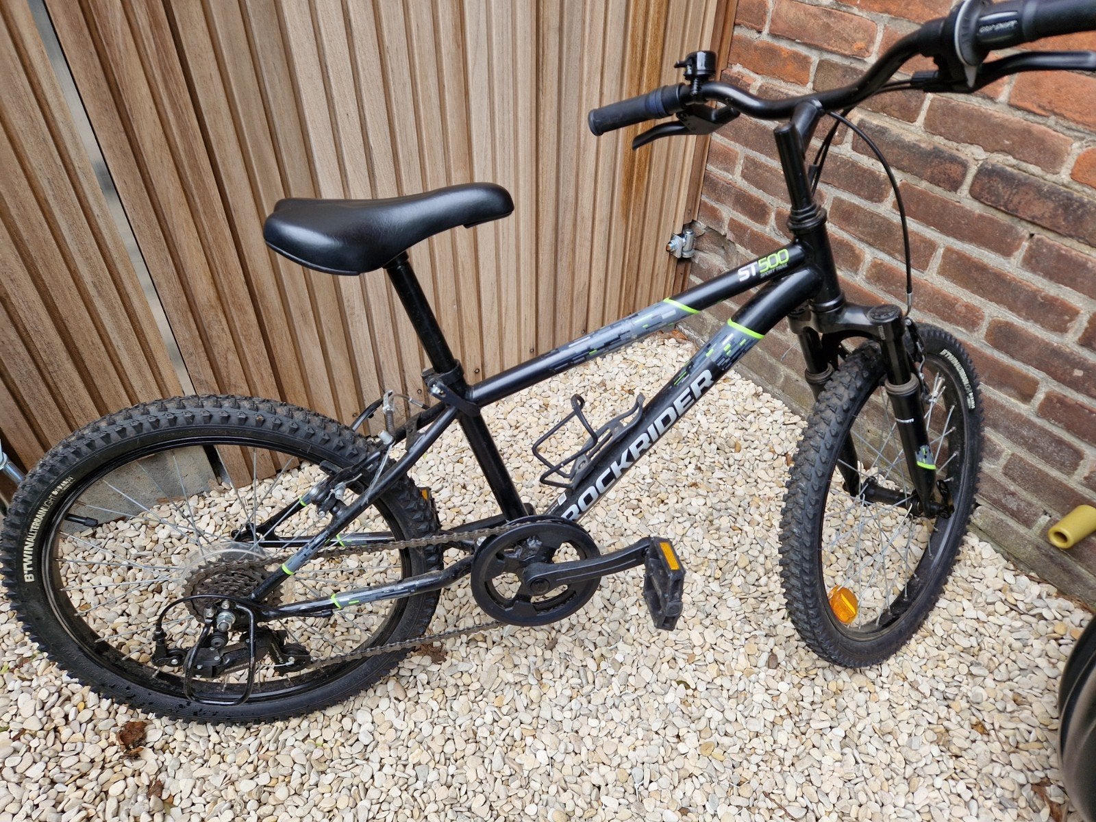 Rockrider ST 500 Kinderfiets 20 inch, Ophalen, 16 tot 20 inch, Staal, Velgrem