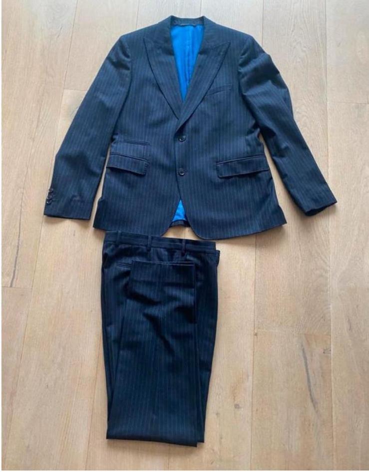 Cavallaro napoli  pak 50 M wol nieuwstaat blauw, Kleding | Heren, Ophalen of Verzenden, Zo goed als nieuw, Maat 48/50 (M), Blauw