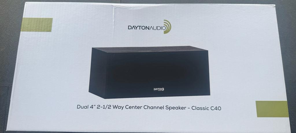 Dayton Audio Center C40 speaker zwart NIEUW, Audio, Tv en Foto, Luidsprekers, Overige merken, Nieuw, Ophalen of Verzenden, 60 tot 120 watt