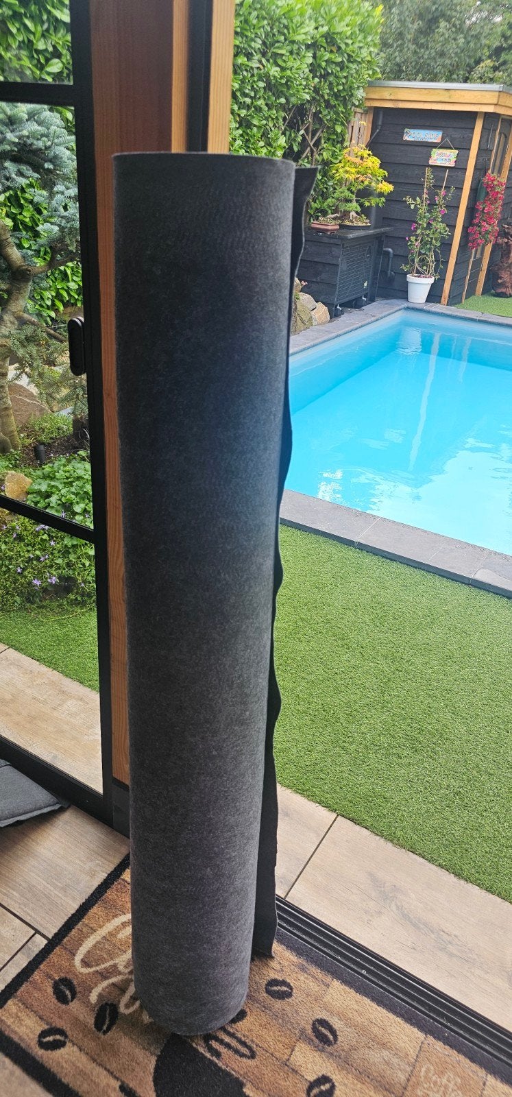 Zwembad wand vilt, Ophalen, 15 m² of meer, Zeil