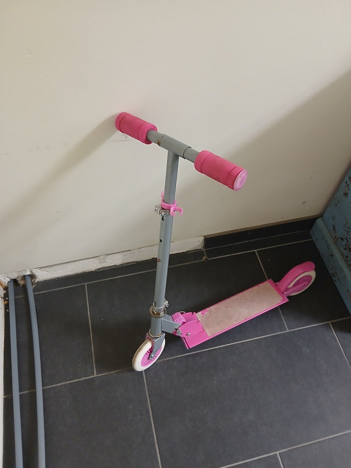 Roze kinderstep - Gebruikt, Fietsen en Brommers, Ophalen, Gebruikt, Gewone step, Onbekend