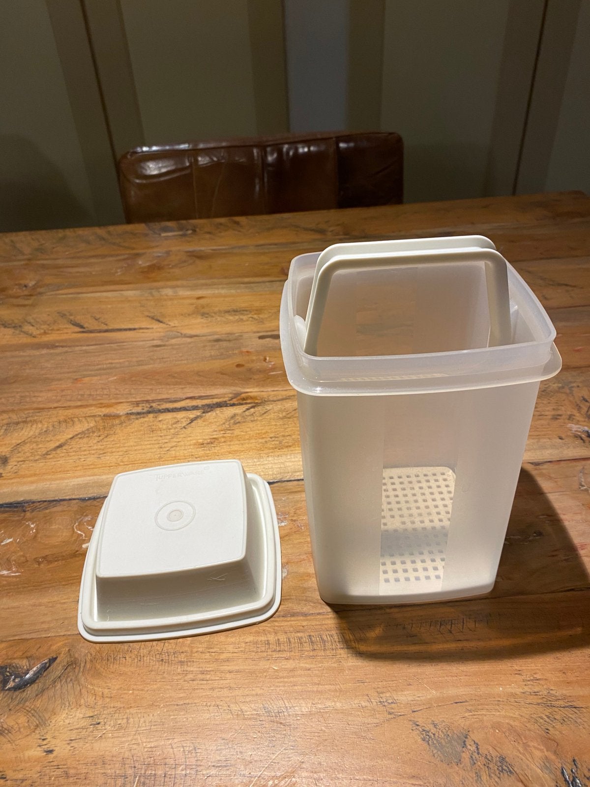 Tupperware zuurpot, Ophalen of Verzenden, Wit