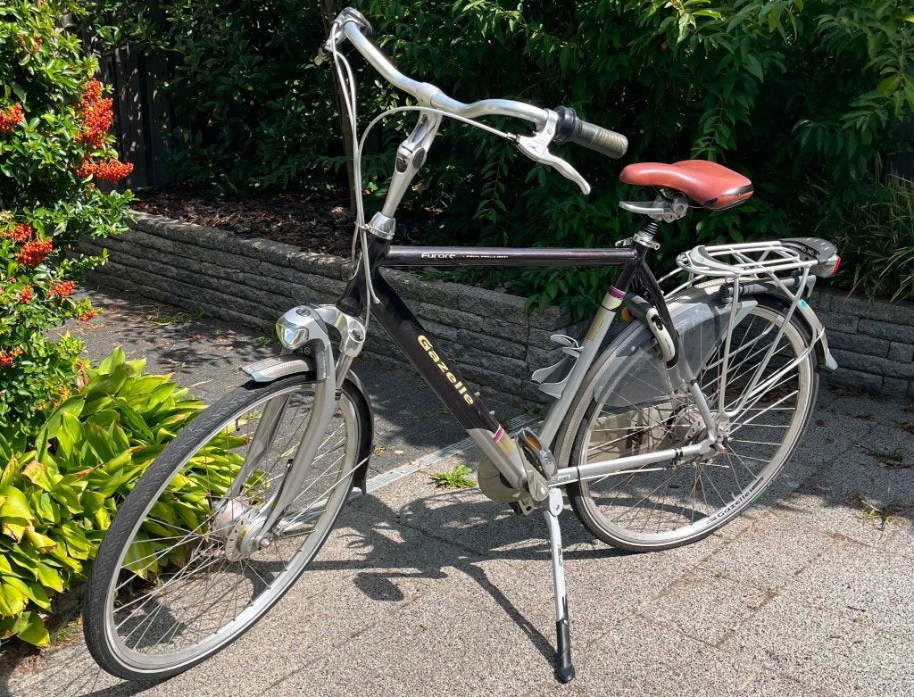 Gazelle herenfiets Furore 28 inch, Ophalen, Gebruikt, Versnellingen, 57 tot 61 cm