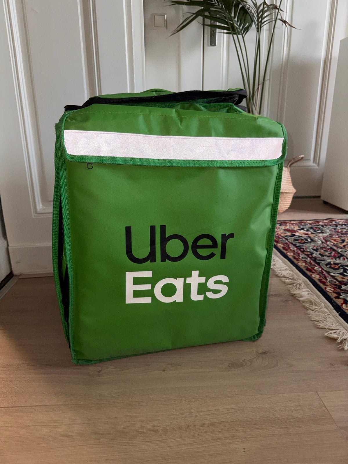 Uber Eats bezorgtas - Ideaal voor maaltijdbezorging, Ophalen, Gedragen, Overige maten, Groen