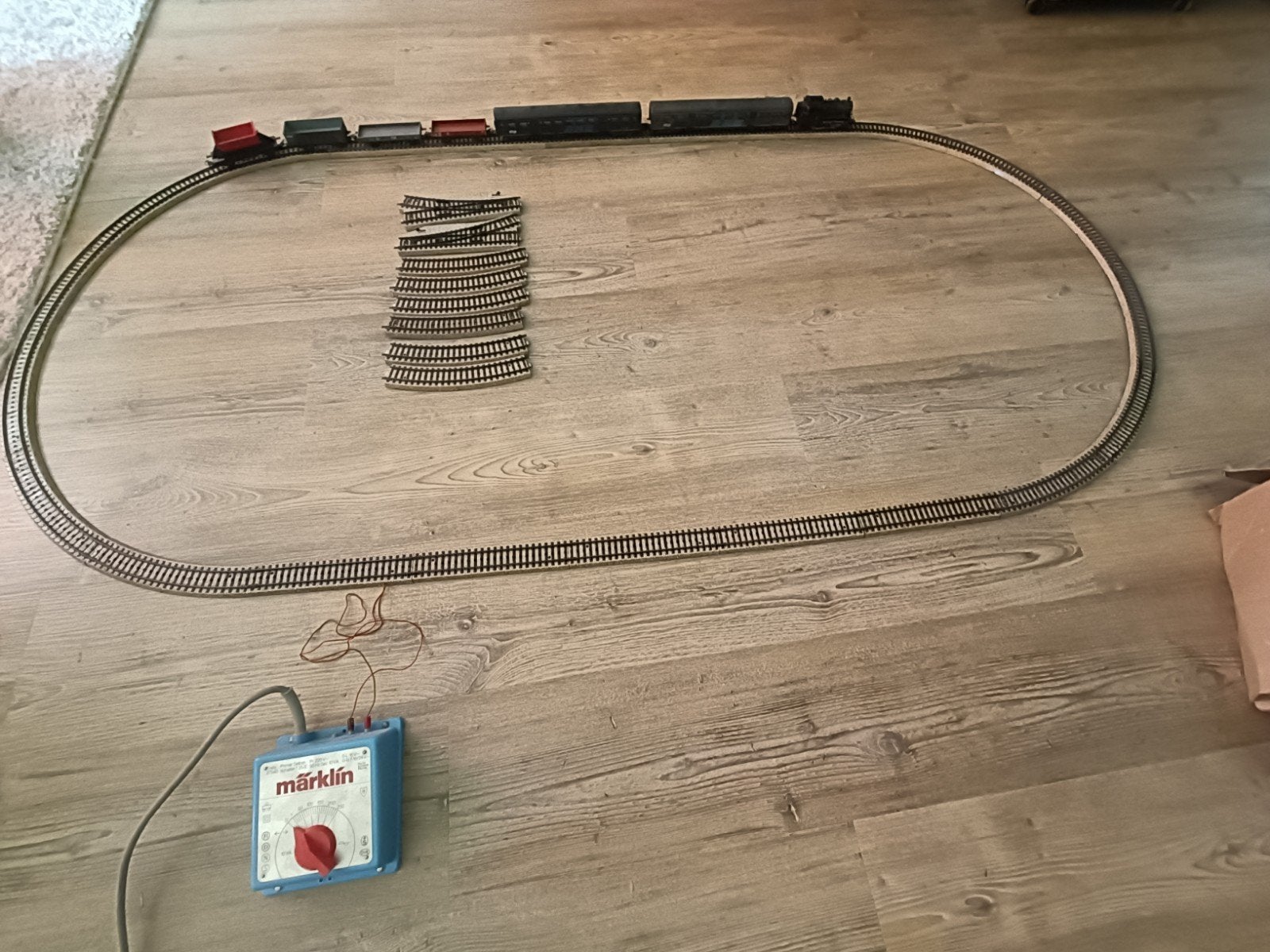 Märklin trafo en rails, Wisselstroom, Gebruikt, Rails, Ophalen of Verzenden