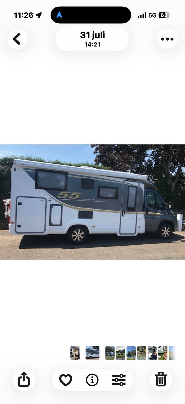 Camper Burstner  650 met motorbuhne, Integraal, Chemisch toilet, Fiat, Tot en met 3