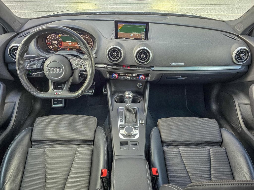 AUDI A3 LIMOUSINE S-LINE|AUTOMAAT|VIRTUAL|STOELVER, Auto's, Audi, 4 cilinders, 150 pk, Leder en Stof, Zwart