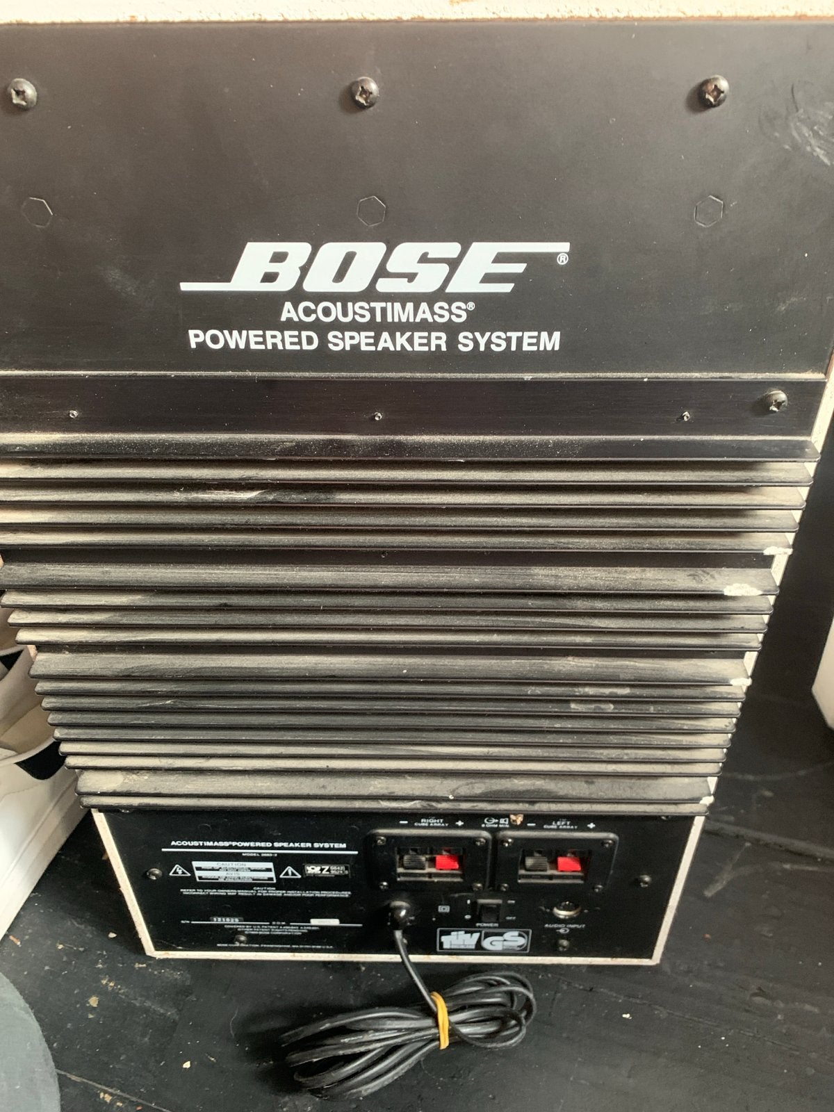 Bose Acoustimass  Speaker System Subwoofer 2-double CUBES, Gebruikt, Subwoofer, Ophalen of Verzenden, Bose