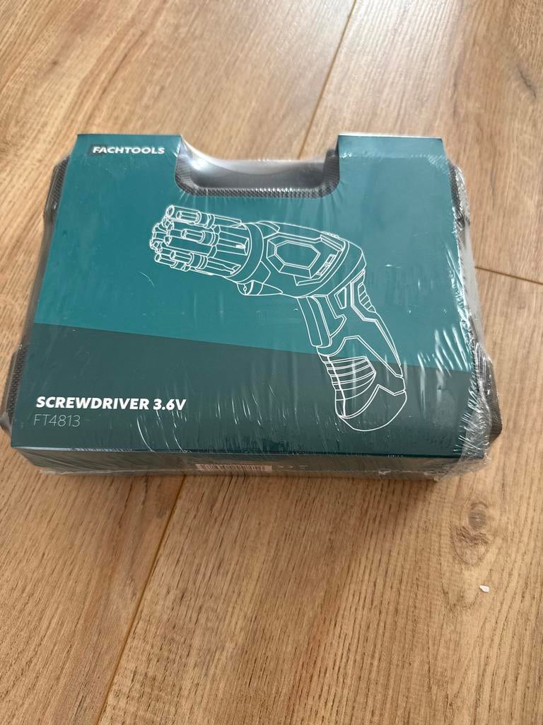 FACHTOOLS Schroevendraaier 3.6V FT4813 - Nieuw in doos, Variabele snelheid, Nieuw, Ophalen of Verzenden, Boor- en Schroefmachine