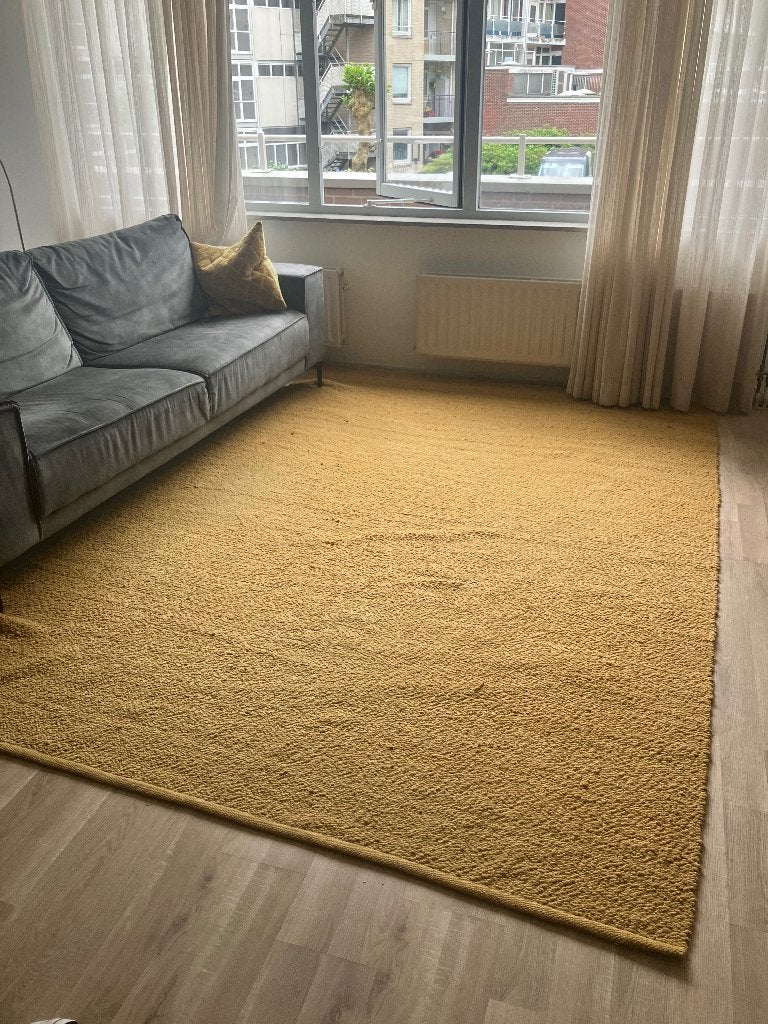 Groot wollen vloerkleed 290 x 200 cm, Ophalen, Gebruikt, Overige kleuren, 200 cm of meer