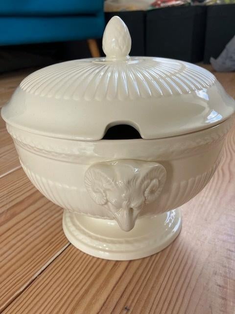 Prachtige Wedgwood Edme soepterrine + 6 soepkommen, Ophalen, Zo goed als nieuw, Kom(men), Wedgwood