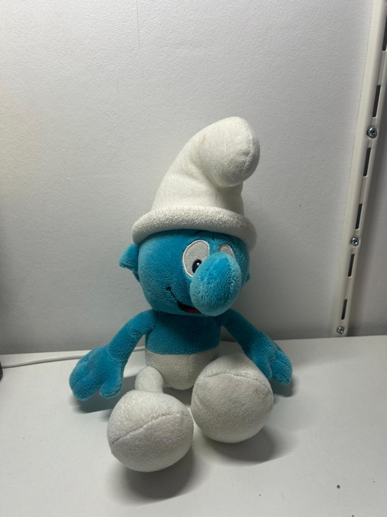 Smurfen knuffel, Verzamelen, Smurfen, Ophalen of Verzenden, Zo goed als nieuw, Overige Smurfen, Poppetje, Figuurtje of Knuffel