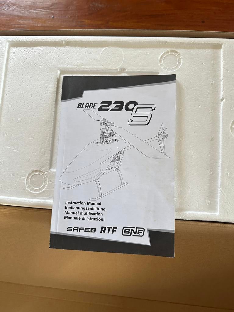 Blade 230 S RTF Helikopter - Zo goed als nieuw, Ophalen of Verzenden, Zo goed als nieuw