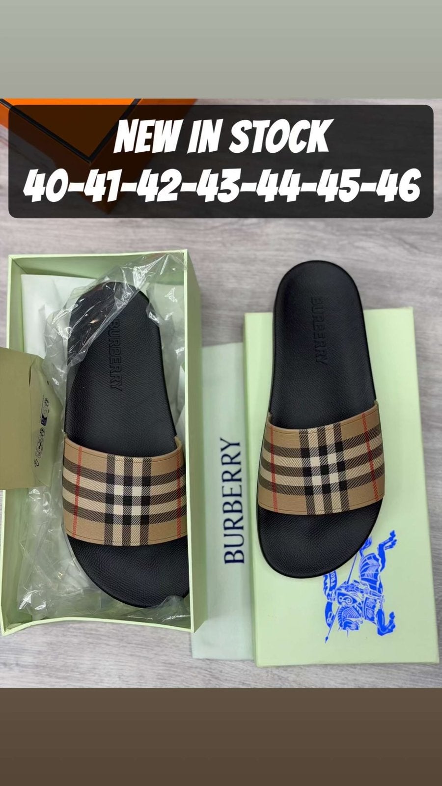 Burberry slippers, Kleding | Heren, Schoenen, Ophalen of Verzenden, Zo goed als nieuw, Zwart