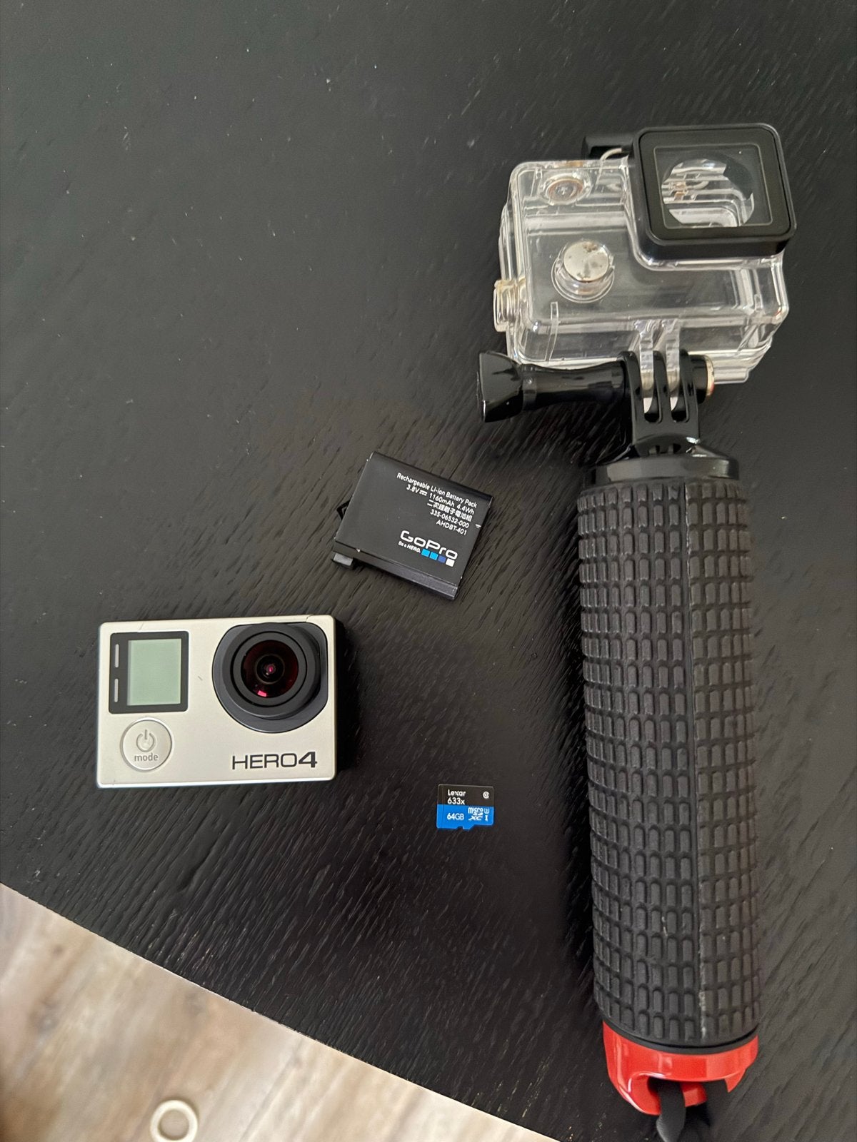 GoPro Hero 4 Black met accessoires, Audio, Tv en Foto, Actiecamera's, Verzenden, Gebruikt, GoPro