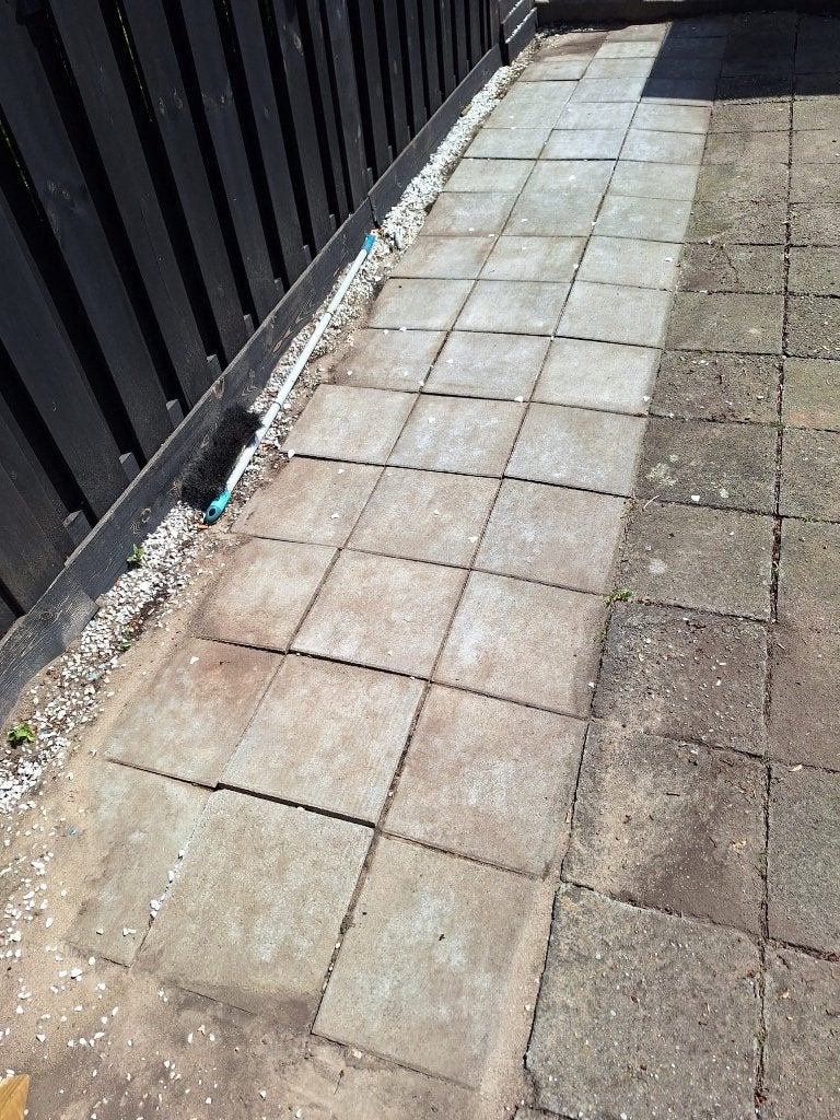 Tegels gratis af te halen, Ophalen, Gebruikt, Beton, Terrastegels