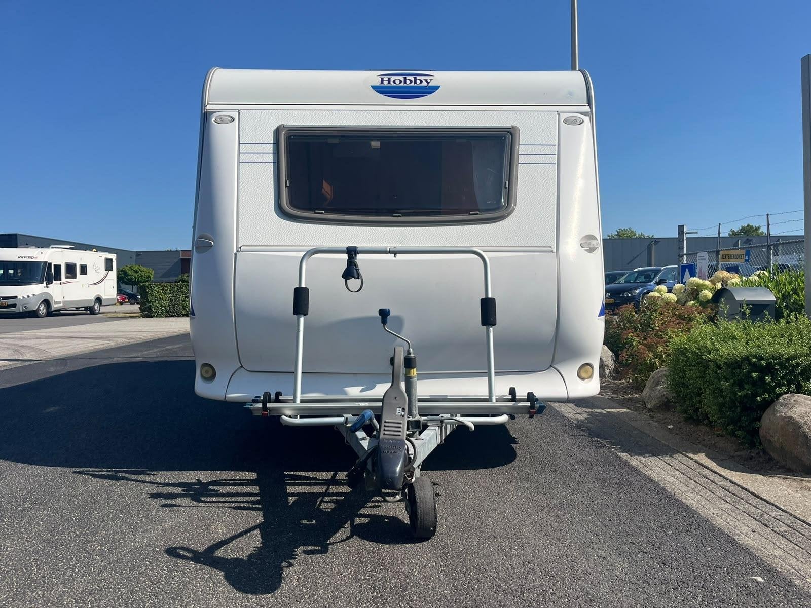 Hobby De Luxe Easy 440 SF | Fietsenrek Voor & Achter | Zaklu, Vast bed, Hobby, Tot en met 2, Bedrijf