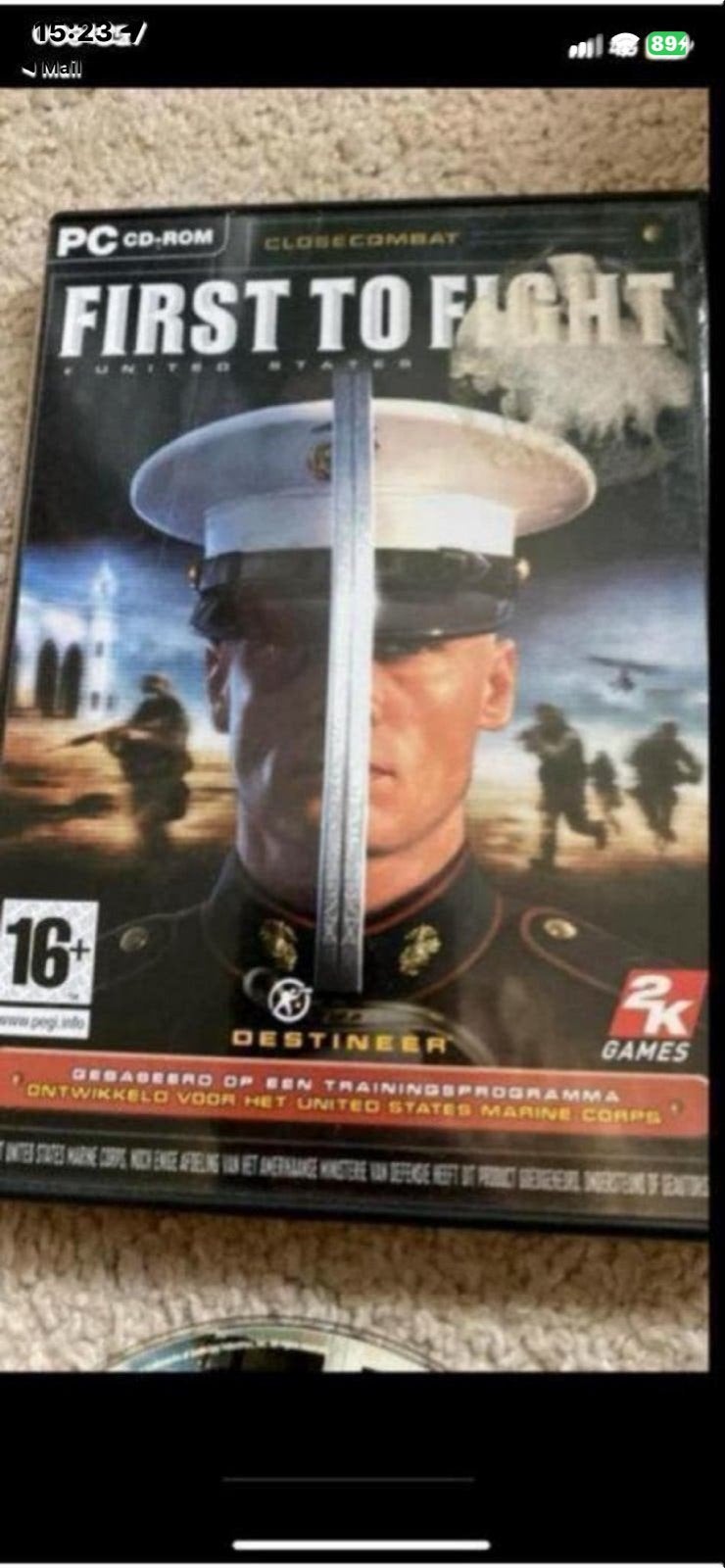 Close Combat: First to Fight PC CD-ROM, Gebruikt, Shooter, 1 speler, Ophalen of Verzenden
