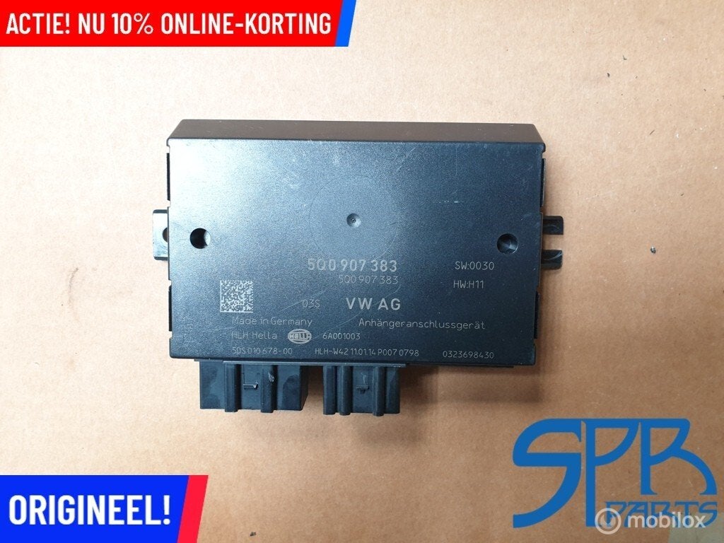 Trekhaakmodule TREKHAAK MODULE VW Golf 7 VII SEAT SKODA AUDI, Auto-onderdelen, Elektronica en Kabels, Gebruikt, Volkswagen, Ophalen of Verzenden