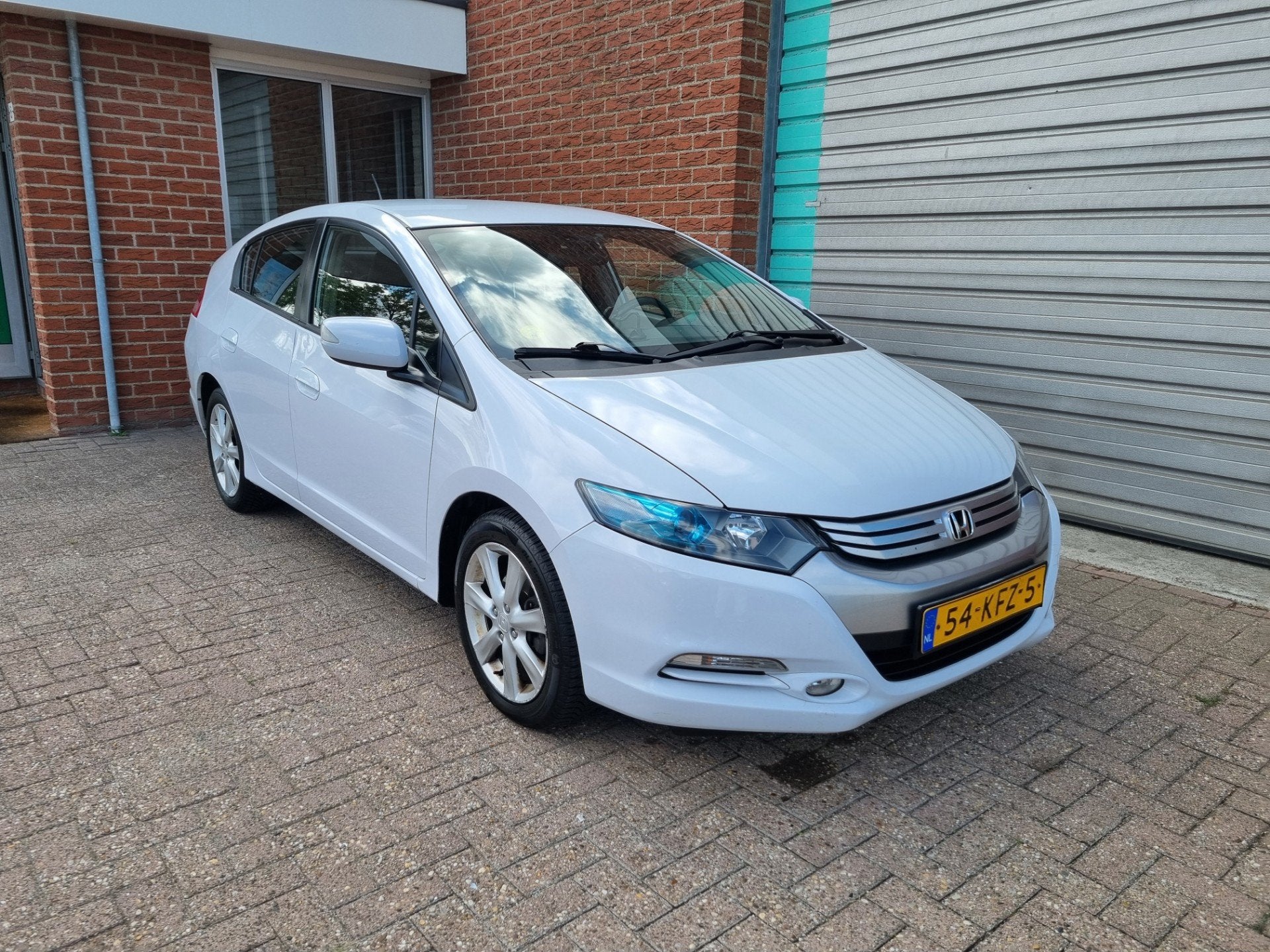 Honda Insight 1.3 Elegance Hybride Automaat Bj:2009 NAP!, Euro 5, Gebruikt, 4 cilinders, Wit