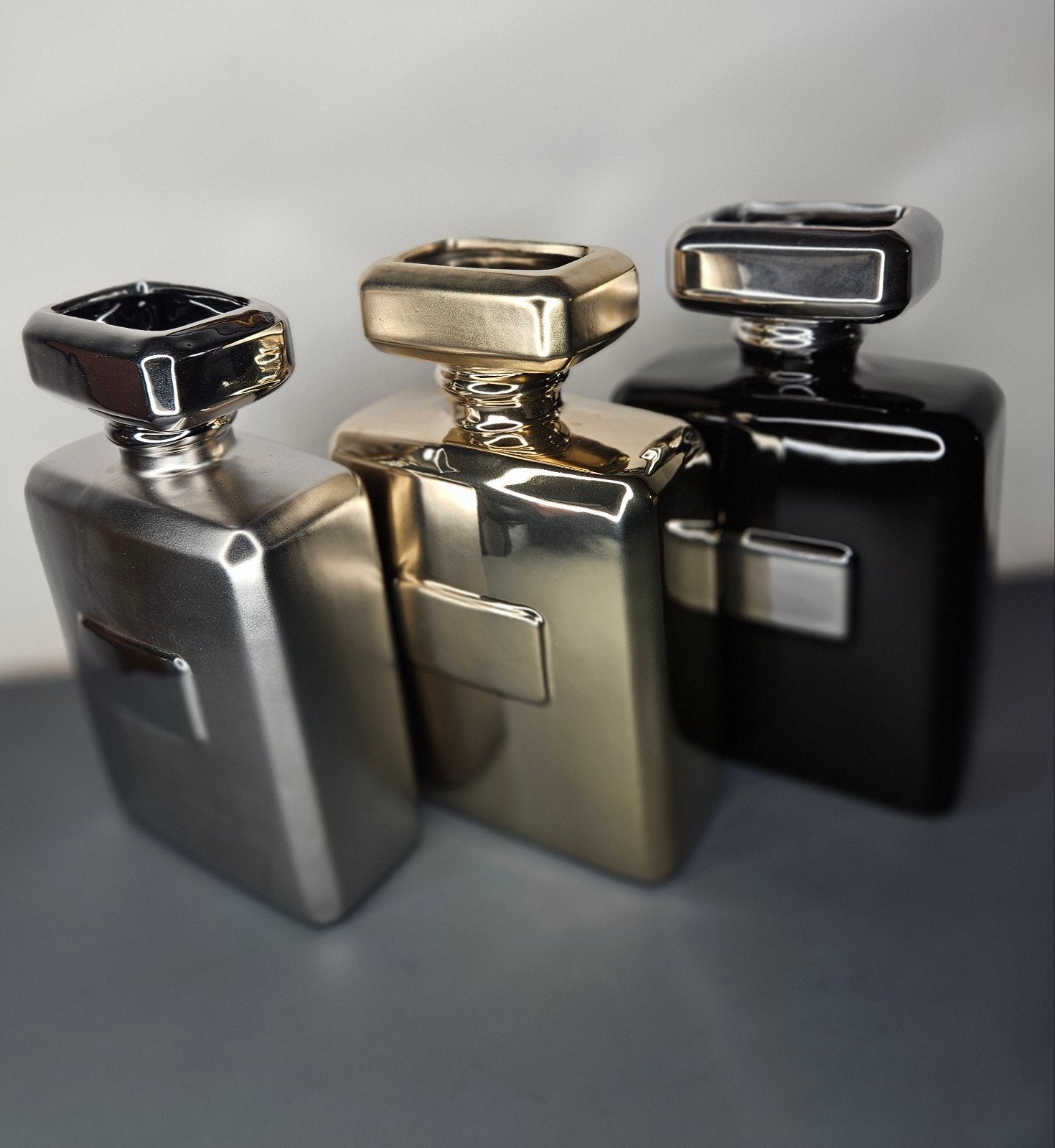 Vaas "Parfum"  3mod. H.22cm, Huis en Inrichting, Woonaccessoires | Vazen, Gilde Handwerk, Dingdener straat 199 Gilde-platz, Meerkleurig