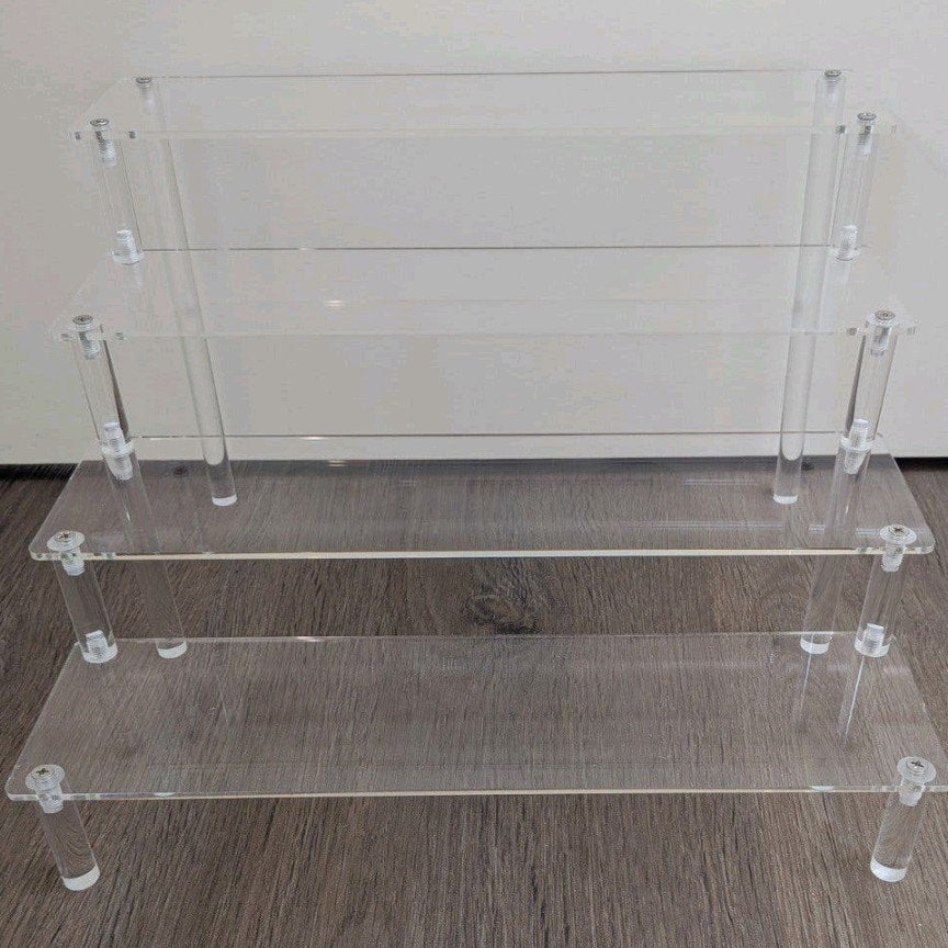 Acryl display standaard 4-laags (6 stuks), Ophalen of Verzenden, Gebruikt