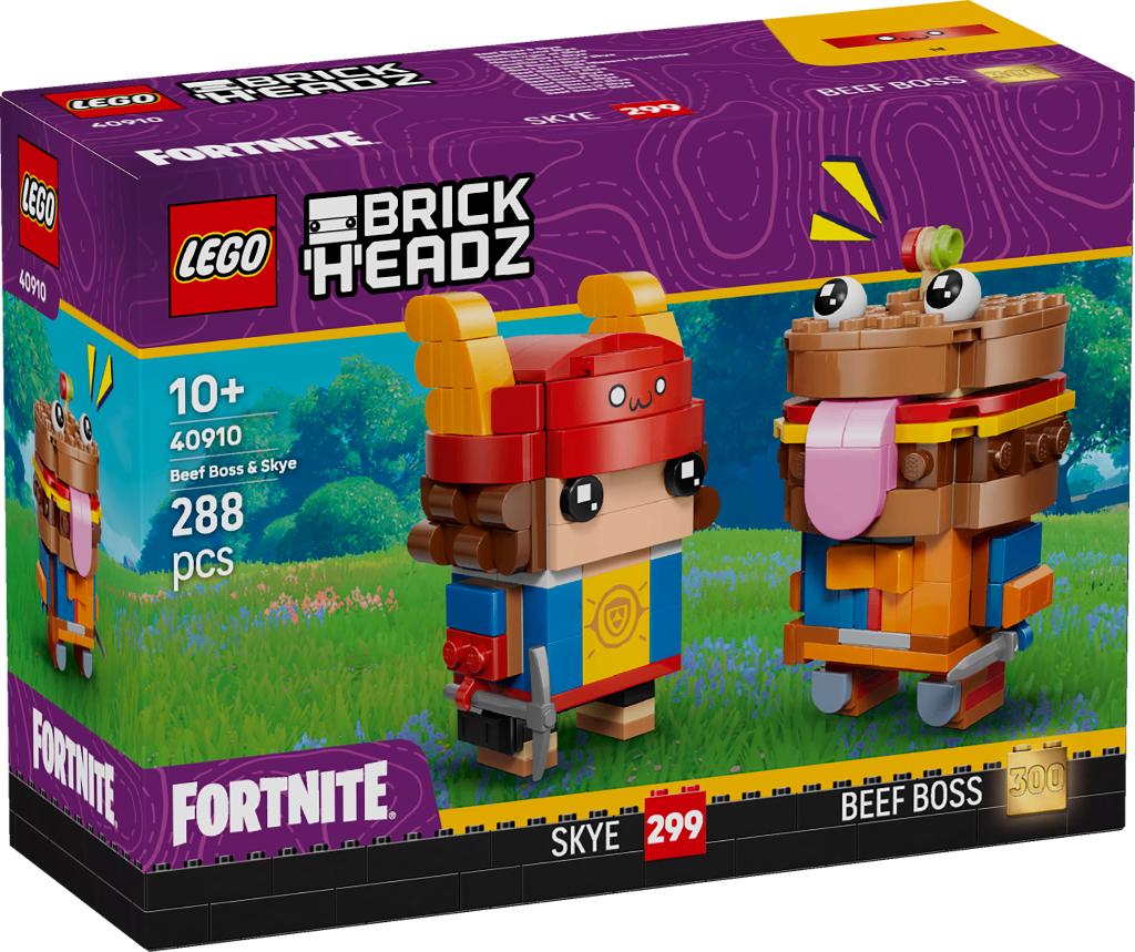 Lego Brickheadz - Fortnite - 40910 Beef Boss & Skye - Nieuw, BrickHeadz, Lego, Nieuw, Ophalen of Verzenden