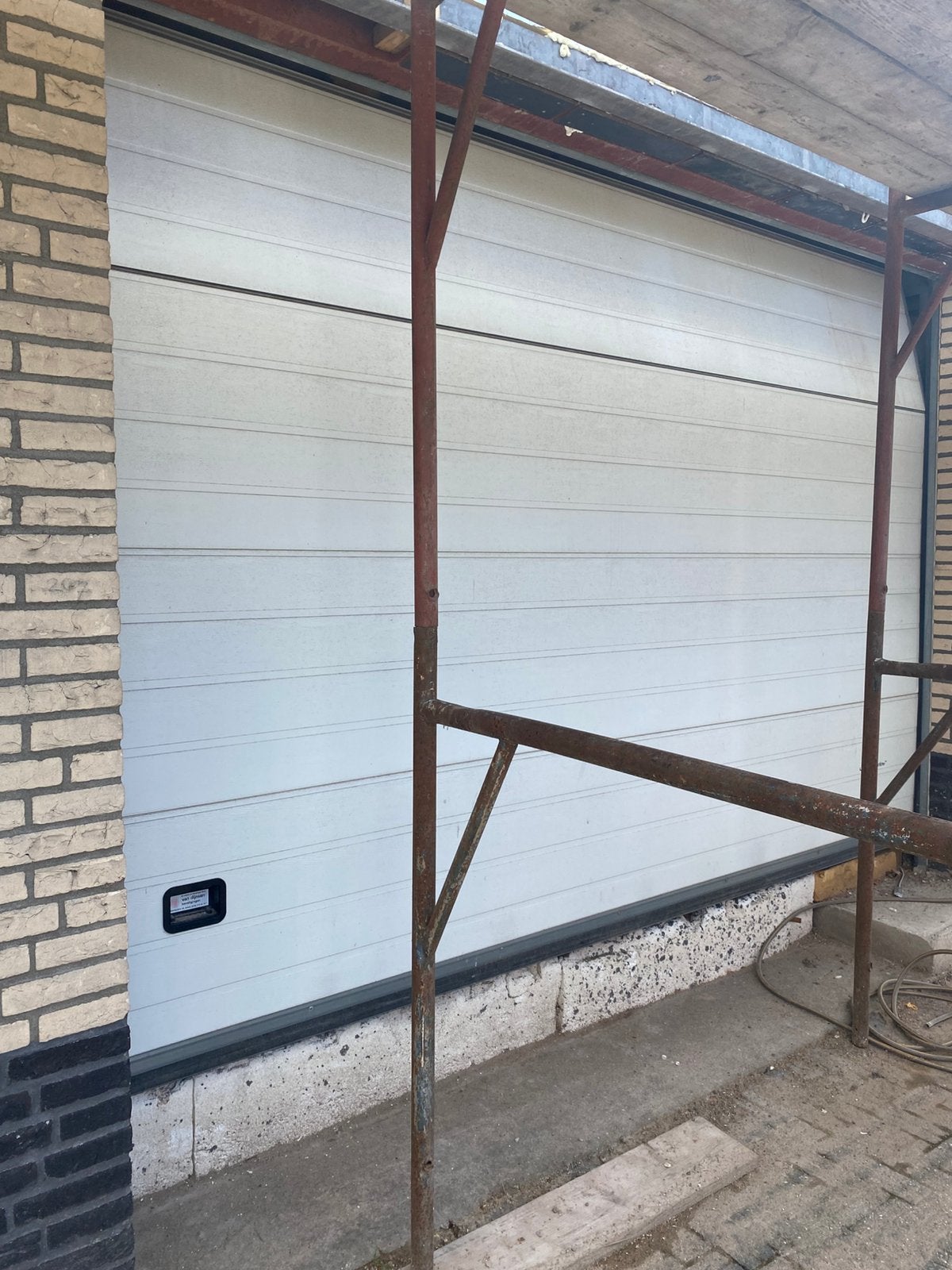 Garagedeur roldeur elektrisch, Doe-het-zelf en Verbouw, Ophalen, Gebruikt