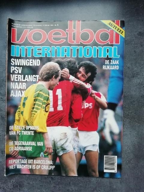 Voetbal International, 23e  jaargang, nr. 5, 1988, Verzamelen, Sportartikelen en Voetbal, Gebruikt, Boek of Tijdschrift, Overige binnenlandse clubs